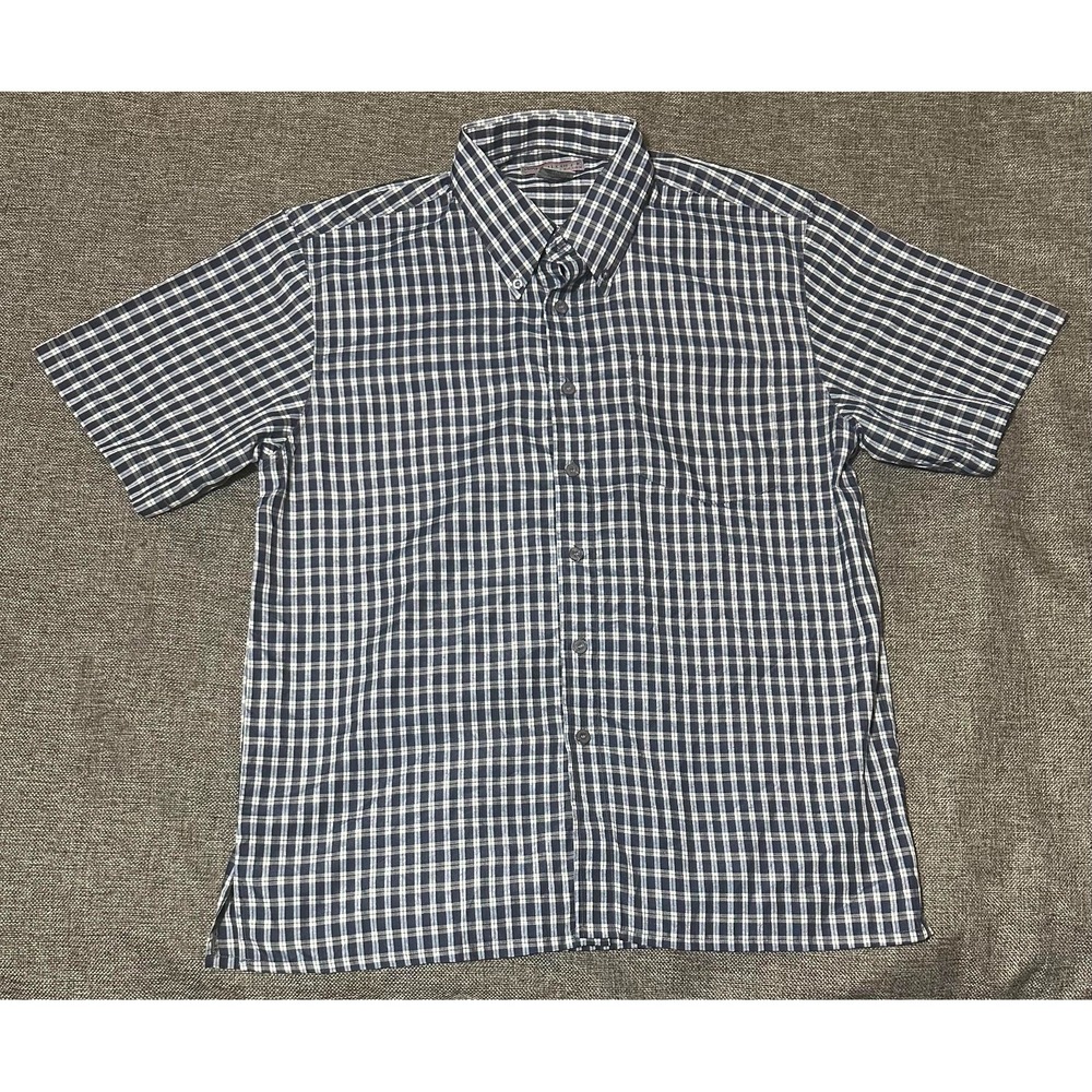 Walnut Creek Men's M Plaid‎ Short Sleeve Shirt